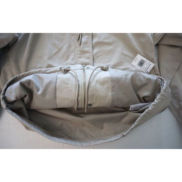 Good American GP0784 Women's Sz 0 Summer Sand/Beige Hooded Volume Jacket - Picture 8 of 13